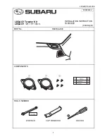 Subaru H6318AJ000 Installation Instructions preview