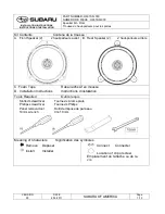 Subaru H631SFJ000 Installation Instructions Manual предпросмотр