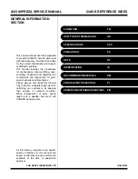 Preview for 3 page of Subaru Impreza 2003 Service Manual