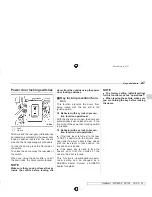 Предварительный просмотр 98 страницы Subaru LEGACY Owner'S Manual