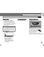 Предварительный просмотр 13 страницы Subaru REAR SEAT ENTERTAINMENT SYSTEM User Manual