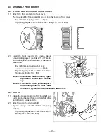 Предварительный просмотр 36 страницы Subaru ROBIN RGD3300H Service Manual