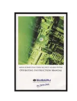 Subaru SA1046 Operating Instructions Manual preview