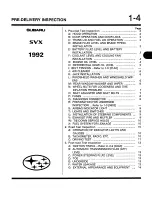 Предварительный просмотр 22 страницы Subaru SVX 1992 Manual