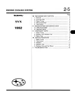 Предварительный просмотр 233 страницы Subaru SVX 1992 Manual