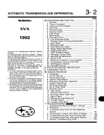 Предварительный просмотр 392 страницы Subaru SVX 1992 Manual