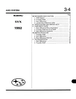 Предварительный просмотр 607 страницы Subaru SVX 1992 Manual