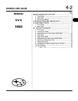 Предварительный просмотр 685 страницы Subaru SVX 1992 Manual