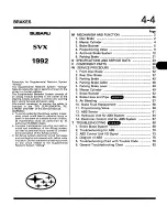 Предварительный просмотр 831 страницы Subaru SVX 1992 Manual