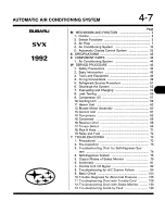 Предварительный просмотр 935 страницы Subaru SVX 1992 Manual