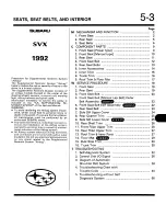 Предварительный просмотр 1238 страницы Subaru SVX 1992 Manual