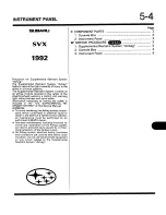 Предварительный просмотр 1308 страницы Subaru SVX 1992 Manual