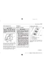 Предварительный просмотр 282 страницы Subaru Tribeca 2012 Quick Reference Manual
