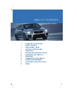 Preview for 3 page of Subaru WRX 2020 Quick Manual