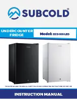 Предварительный просмотр 1 страницы Subcold ECO100 LED Instruction Manual