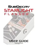 Subdecay Starlight Flanger User Manual preview