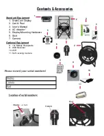 Preview for 4 page of Subtech DrainCam Mini ST 5500 User Manual