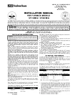 Suburban NT-16SEQ Installation Manual preview