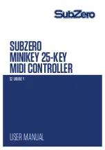 Preview for 1 page of Subzero MINIKEY User Manual