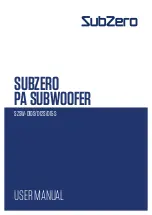 Subzero SZSW-D10S User Manual preview