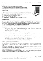 Preview for 1 page of Süd Solar 03005 User Manual