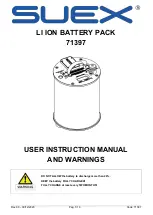 Preview for 1 page of SUEX 71397 User Instruction Manual And Warnings