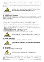 Preview for 27 page of SUEX VRt User Instruction Manual And Warnings