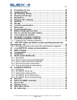 Preview for 6 page of SUEX XJ14 Instruction Manual And Warnings For Use