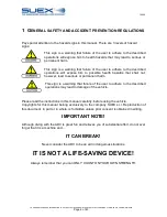 Preview for 7 page of SUEX XJ14 Instruction Manual And Warnings For Use