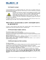 Preview for 22 page of SUEX XJ14 Instruction Manual And Warnings For Use