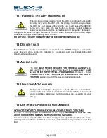 Preview for 20 page of SUEX XJ37 Instruction Manual And Warnings For Use