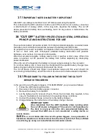 Preview for 34 page of SUEX XJ37 Instruction Manual And Warnings For Use