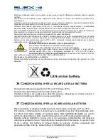 Preview for 82 page of SUEX XJ37 Instruction Manual And Warnings For Use