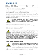 Preview for 67 page of SUEX XK 1 Instruction Manual And Warnings For Use