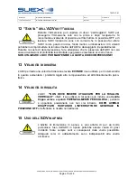 Preview for 68 page of SUEX XK 1 Instruction Manual And Warnings For Use