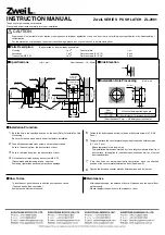 Preview for 2 page of SUGATSUNE ZweiL Series Instruction Manual