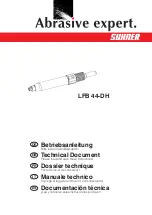 SUHNER ABRASIVE LFB 44-DH Technical Document предпросмотр