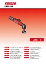 SUHNER ABRASIVE LWC 13 Manual предпросмотр