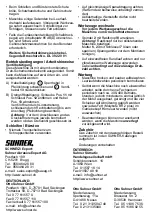 Preview for 3 page of SUHNER ABRASIVE LWE 10 DH Operating Instructions Manual