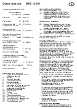 Preview for 10 page of SUHNER ABRASIVE LWE 10 DH Operating Instructions Manual