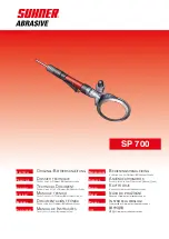 Предварительный просмотр 1 страницы SUHNER ABRASIVE SP 700 Technical Document