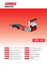 SUHNER ABRASIVE UPK 5-R Technical Document preview