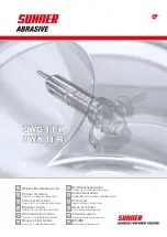 Предварительный просмотр 1 страницы SUHNER ABRASIVE UWG 11-R Technical Document