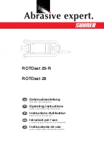 Предварительный просмотр 1 страницы SUHNER Abrasive expert ROTOset 25-R Manual