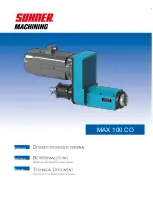 SUHNER MAX 100 CO Technical Document предпросмотр