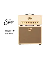 Предварительный просмотр 1 страницы Suhr Badger 18 User Manual