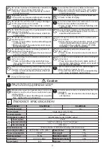 Предварительный просмотр 3 страницы Suiden SS-22DD-8A Instruction Manual