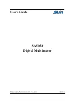 Suin SA5052 User Manual preview