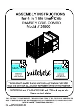 Suitebebe RAMSEY 24900 Assembly Instructions Manual предпросмотр