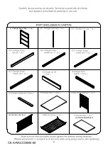 Предварительный просмотр 2 страницы Suitebebe RAMSEY 24900 Assembly Instructions Manual